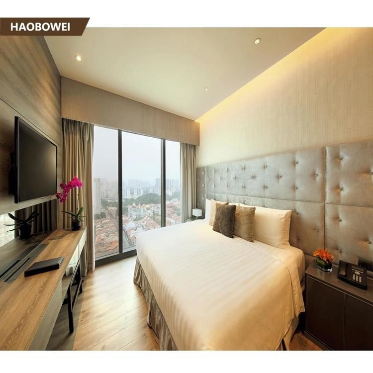 Commercial Apartment Size Bedroom Furniture For Ritz Carlton Luxury Hotel Guest Room