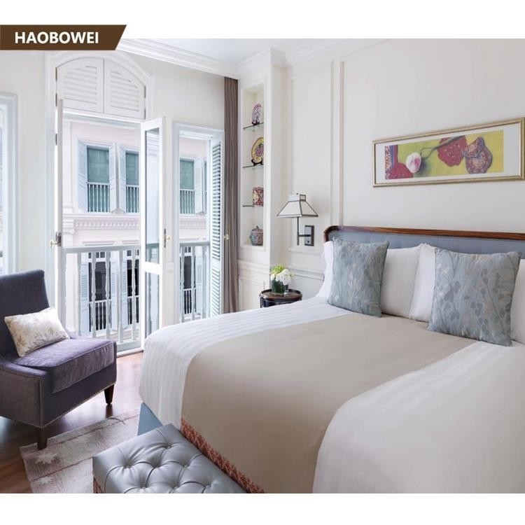 Commercial Apartment Size Bedroom Furniture For Ritz Carlton Luxury Hotel Guest Room