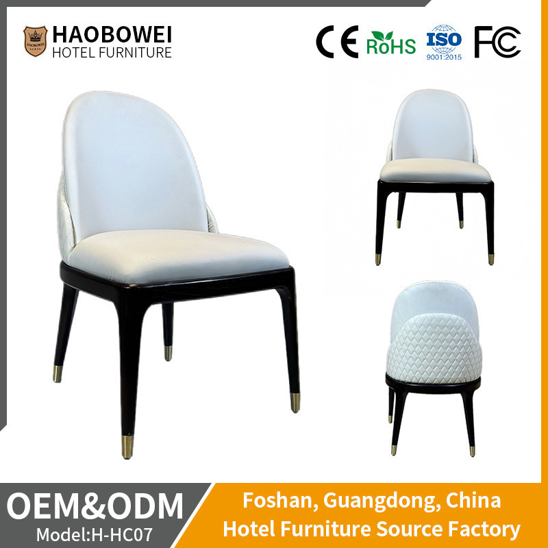 560mm*640mm*870mm Cadeira de Couro Moderna para Restaurante de Mobiliário de Hotel em Moeda dos EUA