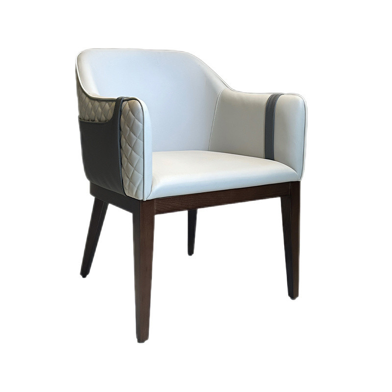 Restaurant Solid Wood Armrest Chair for Home Dining Room Furniture in Hotel Furniture