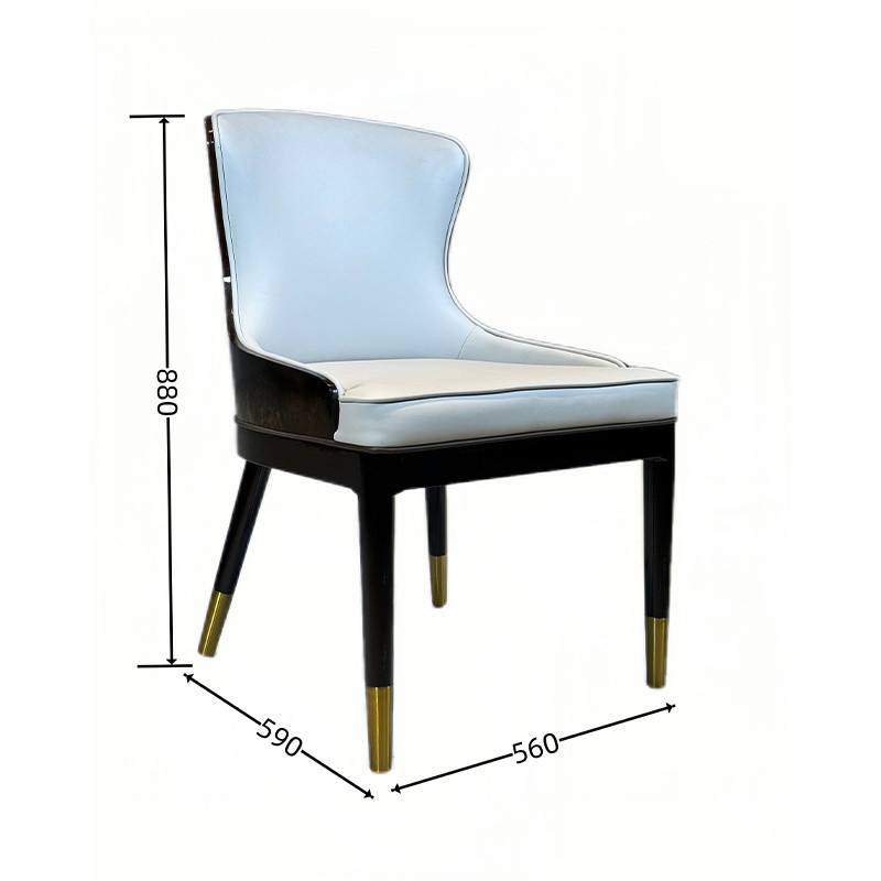 Modern Ash Wood Chair for Dining Room Restaurant and Hotel Furniture 560mm*590mm*880mm