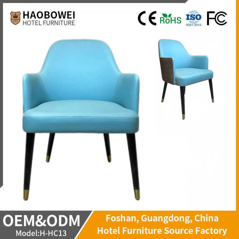 Ghế da PU gỗ rắn cho phòng ăn / nhà hàng khách sạn trong nội thất