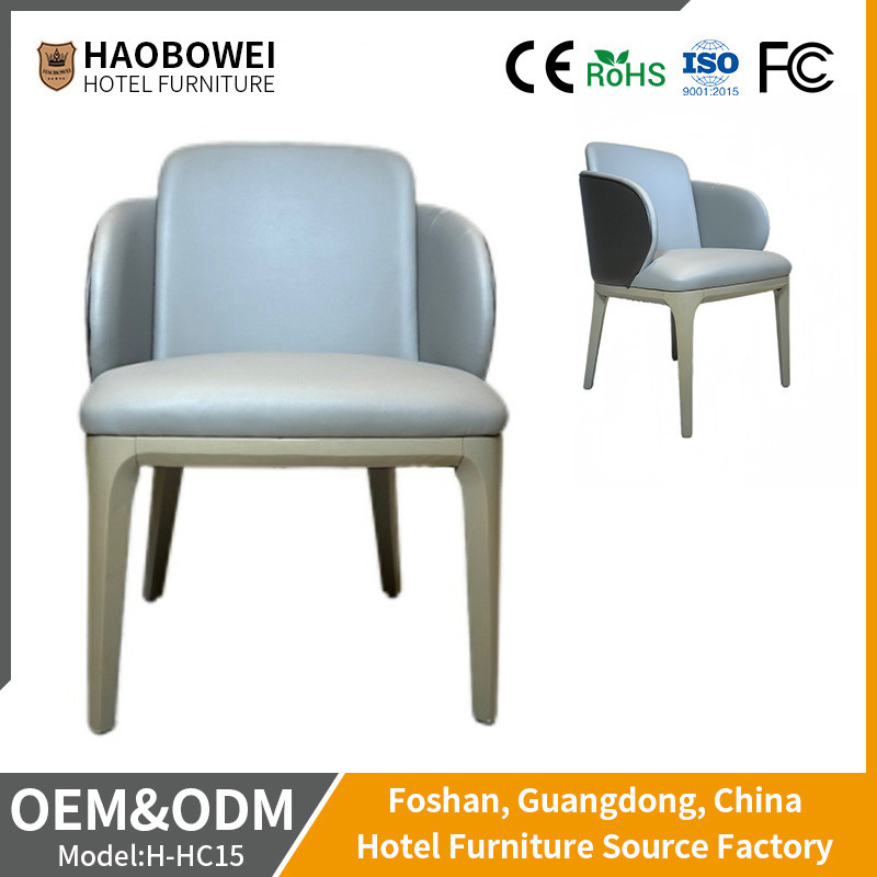 Solid Wood Fabric Chair for Dining Room Hotel Home Furniture H-HC15 Without Armrest