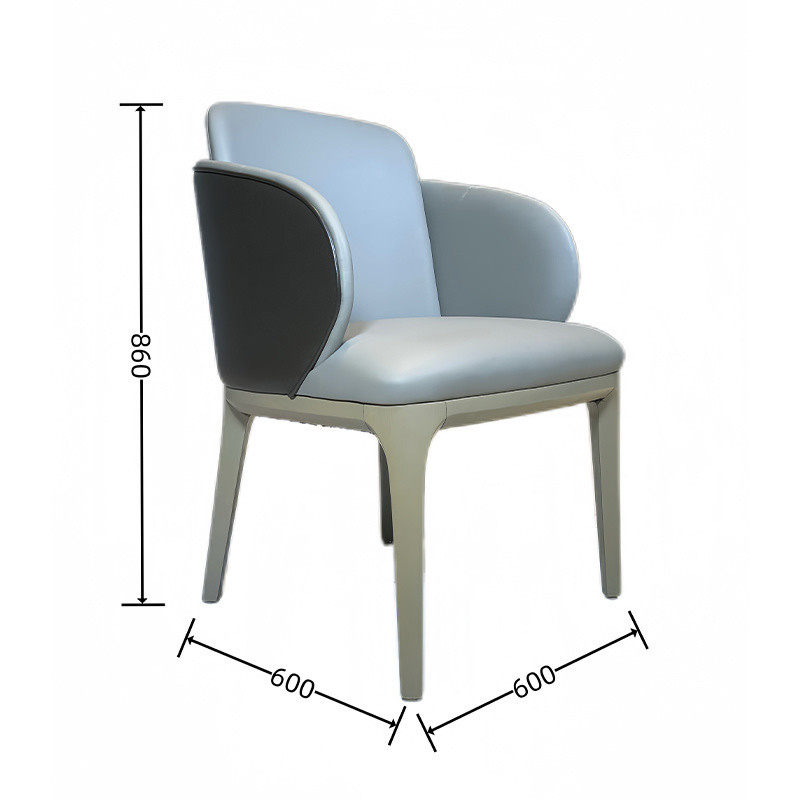 Solid Wood Fabric Chair for Dining Room Hotel Home Furniture H-HC15 Without Armrest