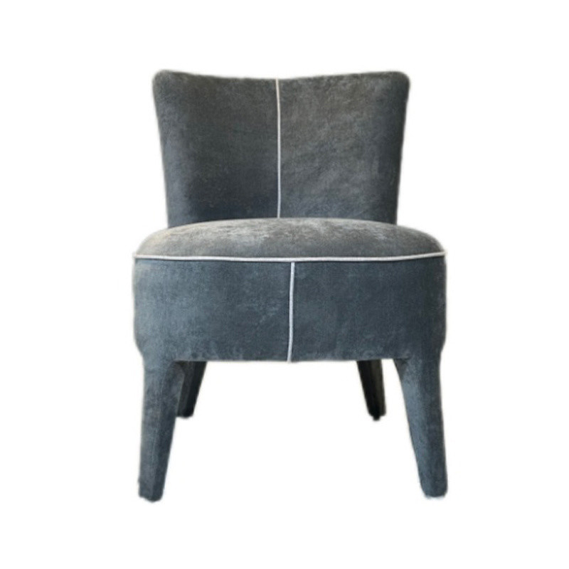 Customized Request Fixed Rotary Modern Velvet Cloth Fabric Chair for Home Dining Room
