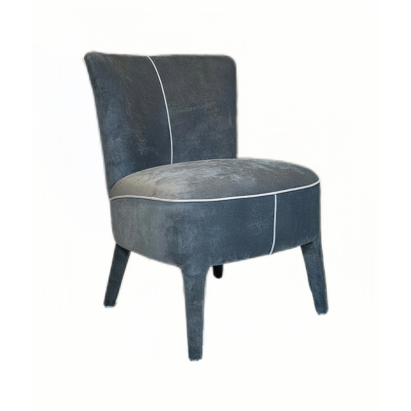 Customized Request Fixed Rotary Modern Velvet Cloth Fabric Chair for Home Dining Room