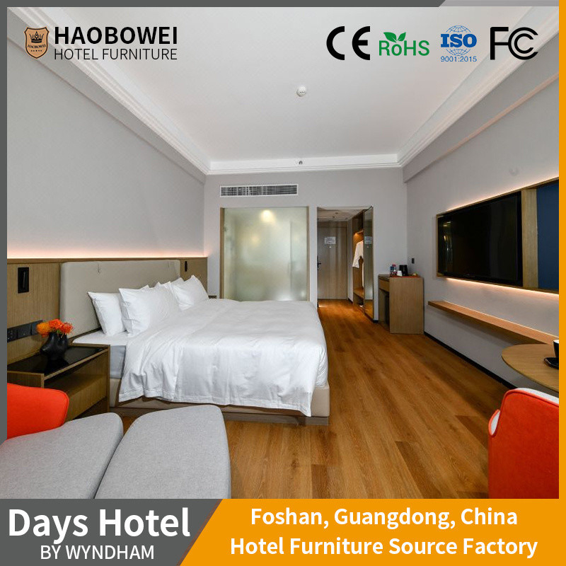 5 WYNDHAM-Days-MZ 4 Star Resort Hotel έπιπλα σετ King Διπλό υπνοδωμάτιο ξύλινα υφάσματα κεφαλίδα