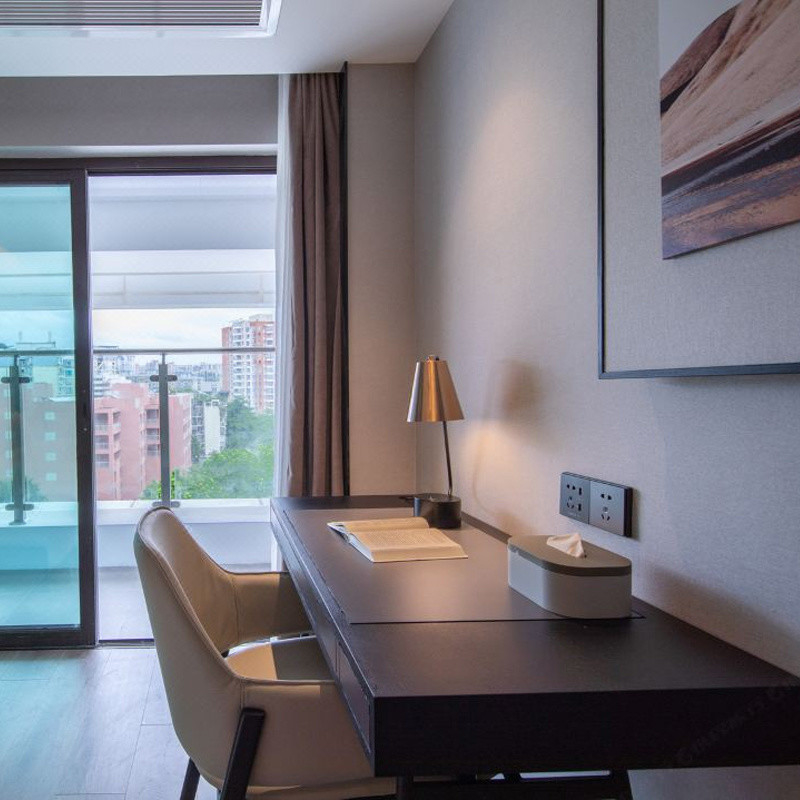 Foshan dossier incurvé en cendres cadre en bois meubles d'hôtel ensemble de chambre standard King Size