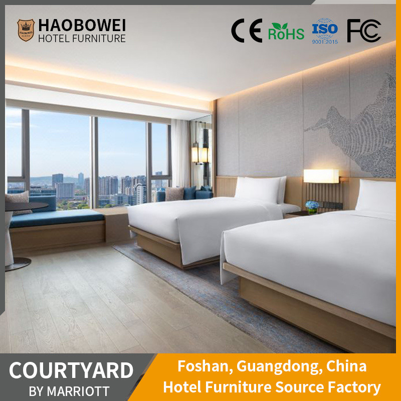Furniture Luxury Style Customized Standard King Size Bedroom Set for ISO 14184 Test