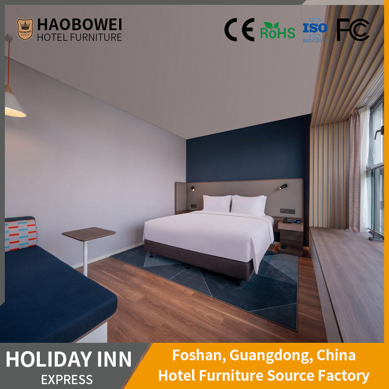 Furnitur Hotel Kamar Tidur Set Fungsi Untuk Bisnis Mewah Modern Ukuran Raja Standar