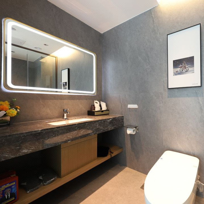 SHINY-HS op maat gemaakte drie sterren hotel meubels moderne luxe stijl king size slaapkamer set