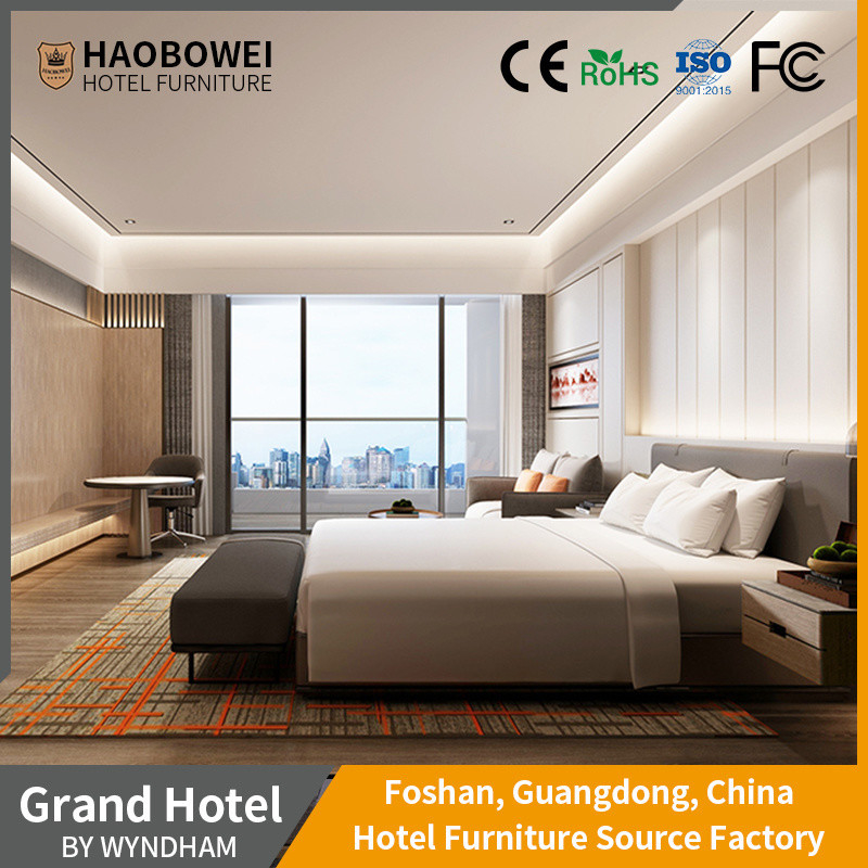 Paket Ringan Moderate 5 Star Resort Hotel Furniture Di Foshan Set Kamar Tidur Mewah