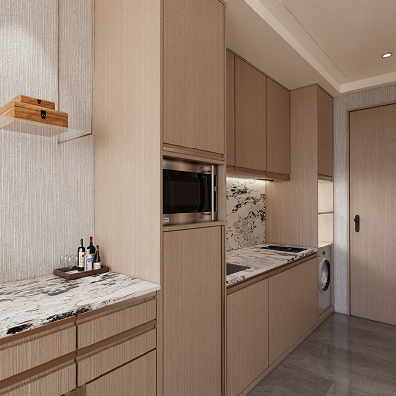 Five Star Hotel Foshan Ash Wood Frame King Size Bedroom Furniture With Modern Style