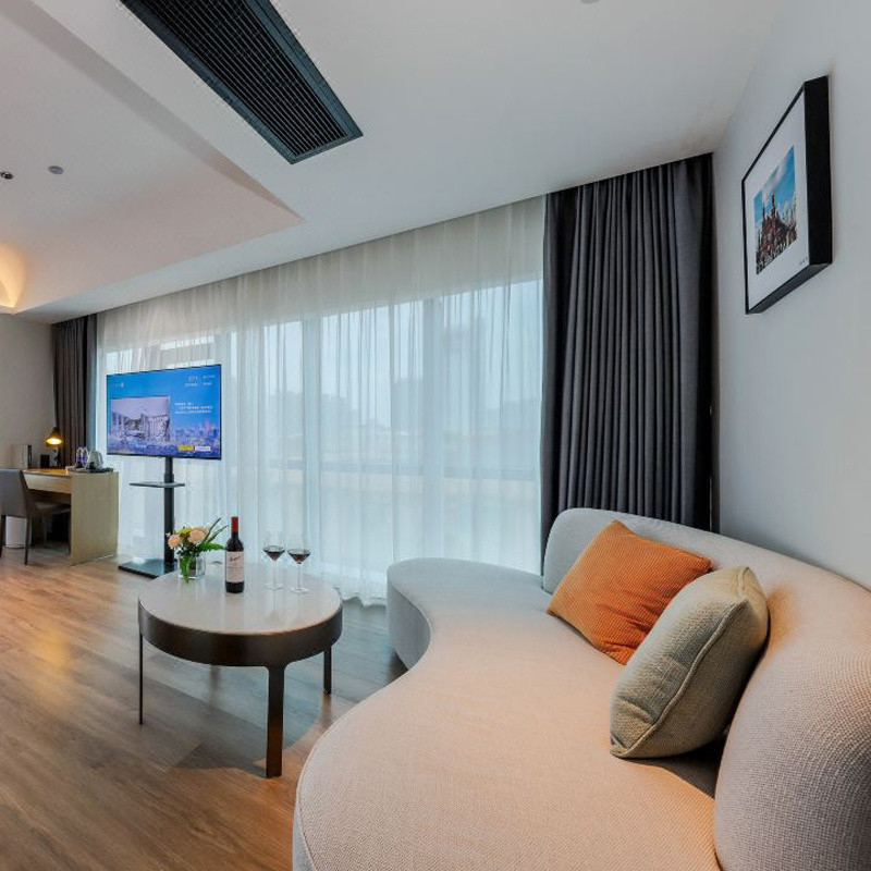 Customized US Hotel Furniture Foshan Luxury Style Standard King Size Bedroom Bed 3 Star