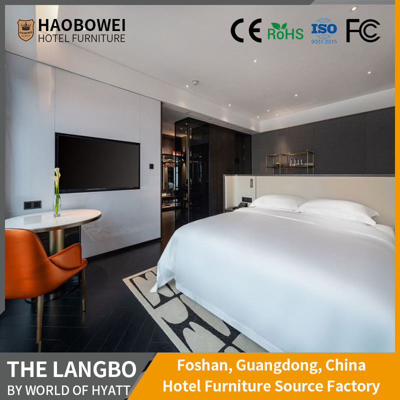Customization Modern Luxury Furniture Foshan Standard King Size Bedroom 5 Star Hotel