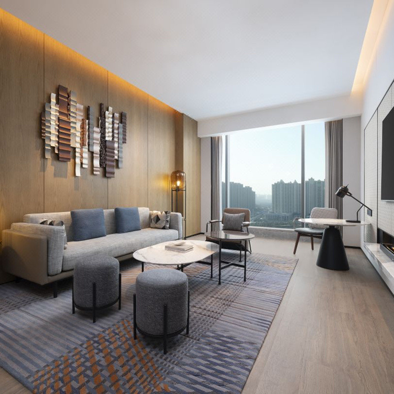 Customization King Size Bedroom Set For Luxury Sheraton Hotel Furniture From Foshan
