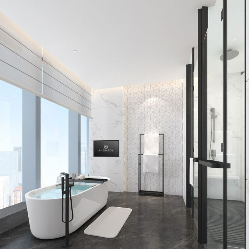 Otel Mobilyaları Yatak Odası Setleri Fonksiyon Özellik Marriott 5 Yıldız King Boyutu Başlık
