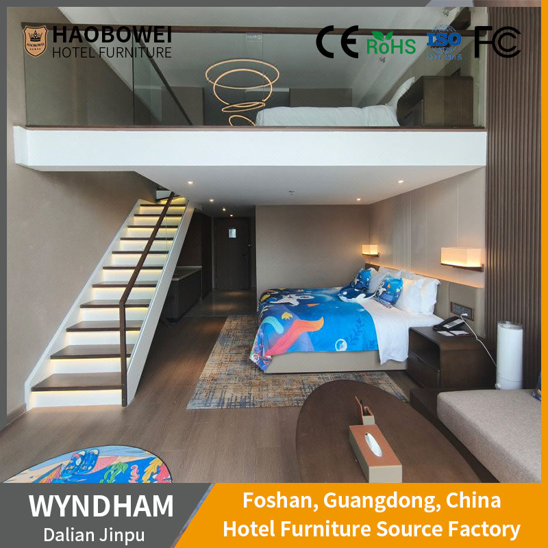 Set Kamar Tidur Ukuran Raja Modern Untuk Furnitur Hotel 5 Bintang Dari Foshan