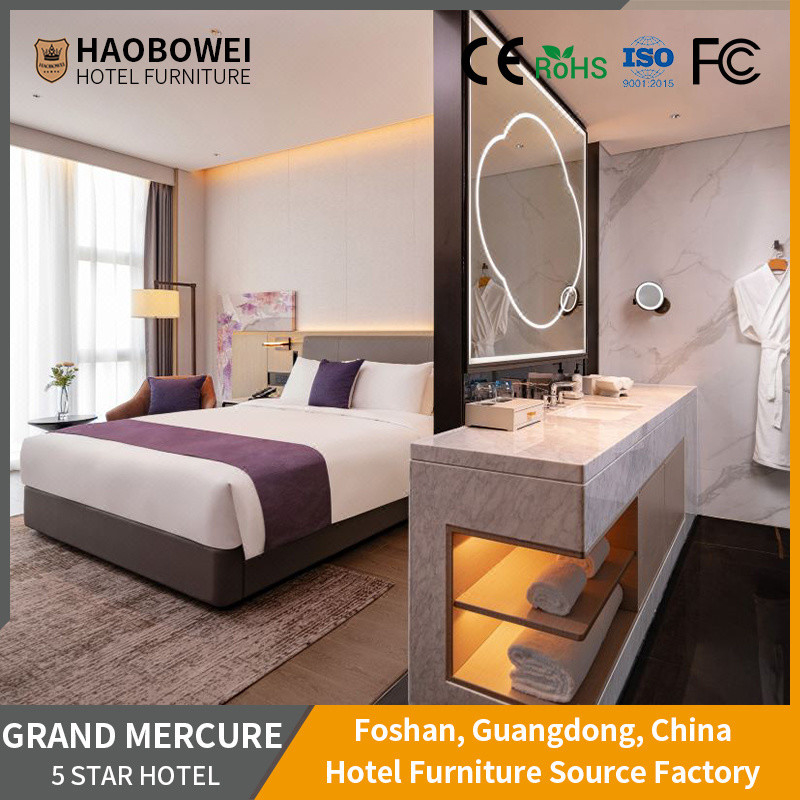 Thiết bị phòng ngủ kích cỡ King Size theo phong cách hiện đại được bảo hành 5 năm