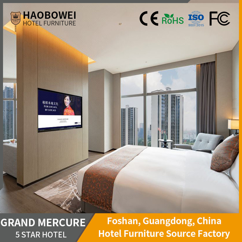 Customized Five Star Hotel Foshan Luxury Style King Size Bedroom Set US Furniture