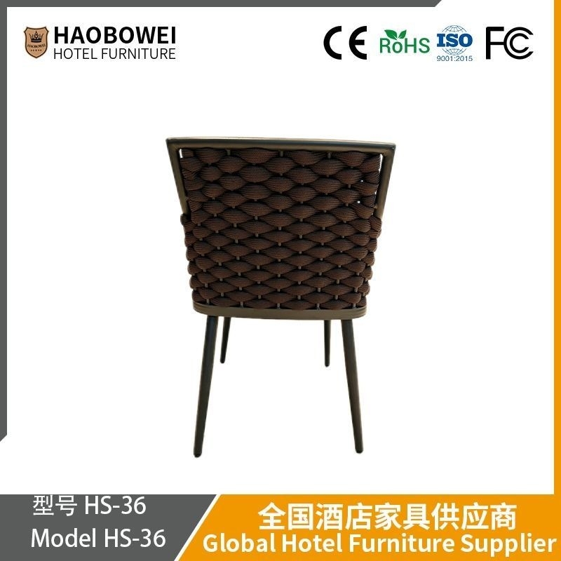 Nordic Outdoor Sofa Courtyard Teak Rattan Sofa Combination Villa Rattan Woven Sofa Open-Air Garden Outdoor Furniture