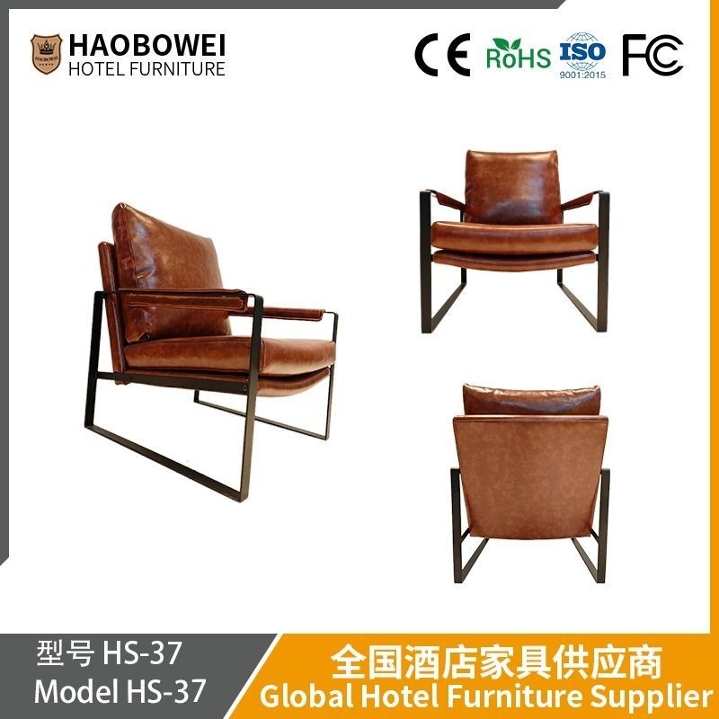 American Style Sofa Modern Small-Sized Living Room Furniture Household Apartment Office Internet-Famous Three Person Fabric Sofa